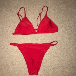 Red bikini from Zaful